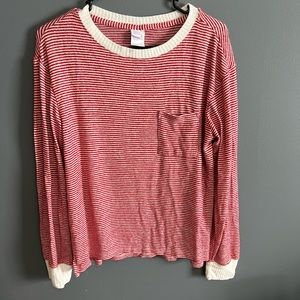 Stars above pajama shirt